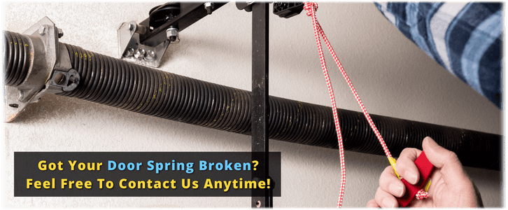 Broken Garage Door Spring Plymouth MA